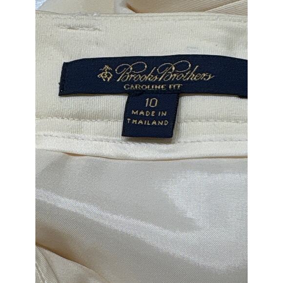 Brooks Brothers Caroline 100% Wool Winter White Size 10 - Picture 5 of 6